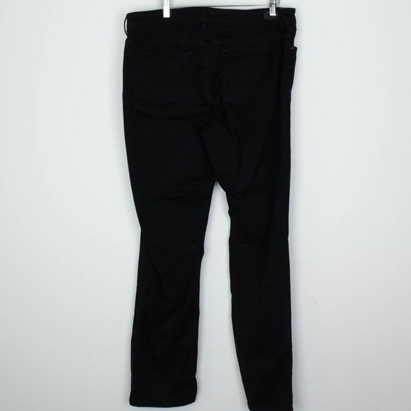 Lauren Ralph Lauren Womens Straight Leg Denim Jeans Size 16 Black Staple Capsule - Picture 4 of 6